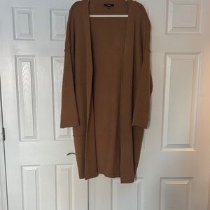 Lulu's Warm Brown Open Cardigan
